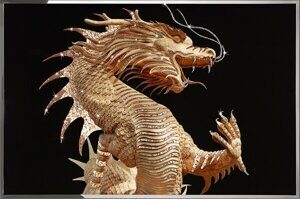 Картина с кристаллами сваровски "Китайский дракон"