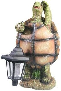 Садовая фигура-фонарь "Черепаха"