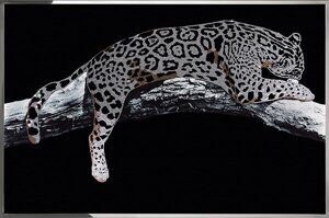 Картина сваровски "Хрустальный леопард"